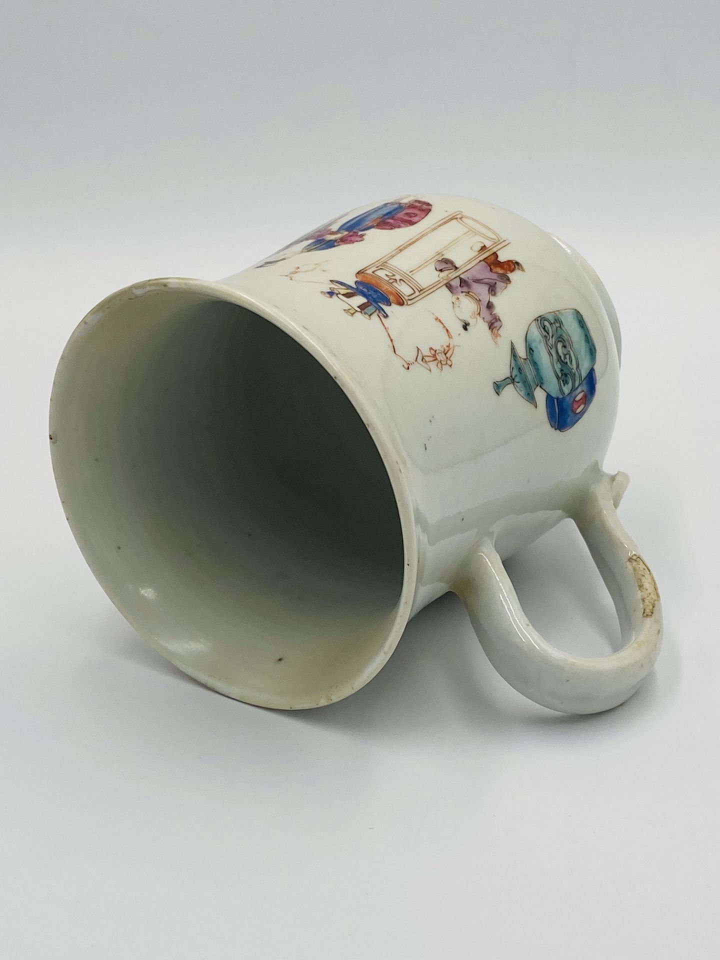 Chinese famille rose tankard - Image 6 of 6