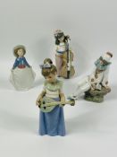 Four Nao figurines