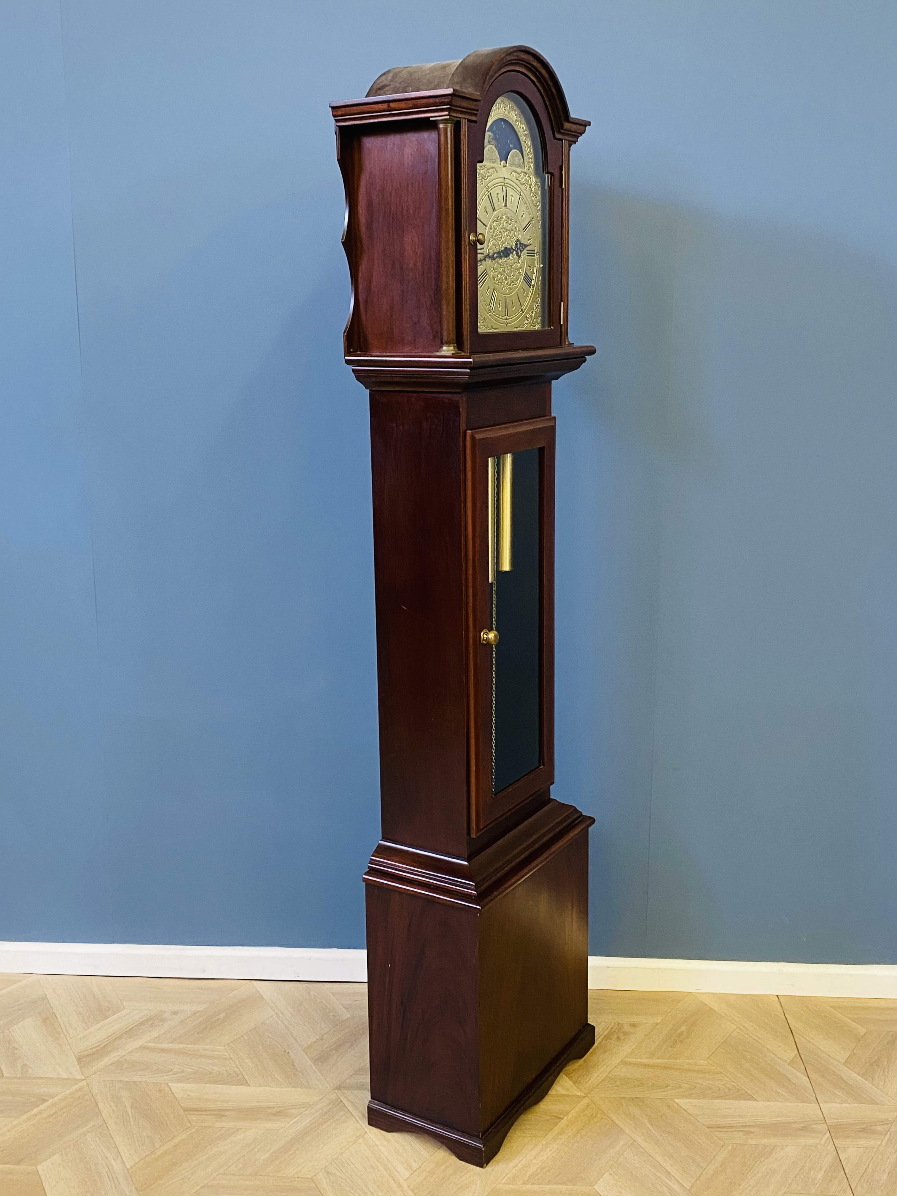Mahogany longcase clock - Image 4 of 6