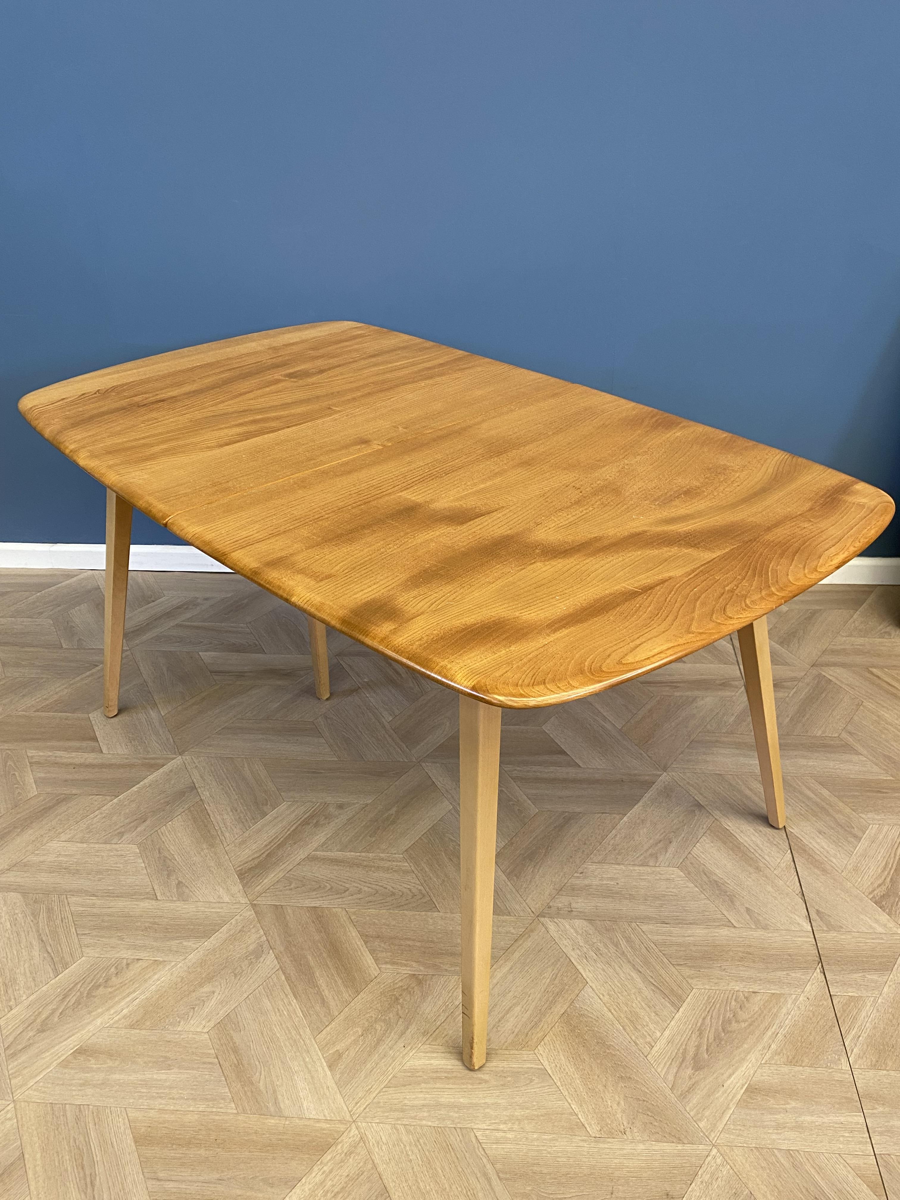Ercol extending dining table - Image 8 of 9
