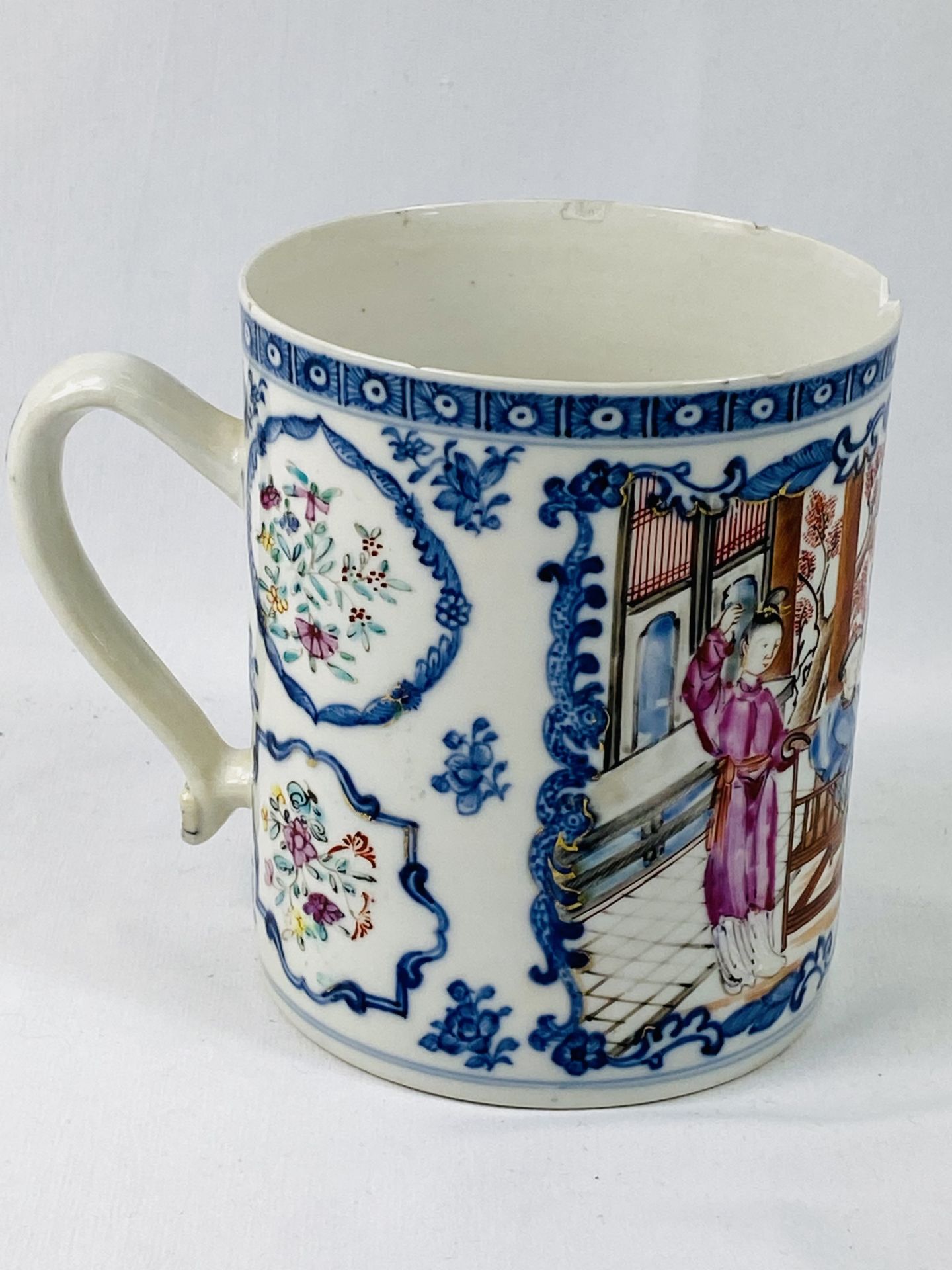 Chinese famille rose tankard - Image 3 of 4
