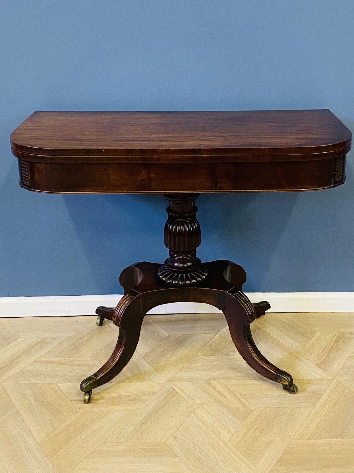 Regency mahogany card table - Image 3 of 7