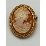 Cameo brooch