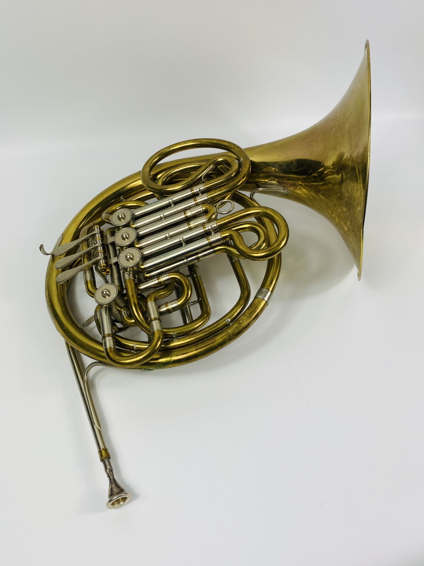 French horn in carry case - Image 6 of 8