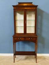 Mahogany display cabinet