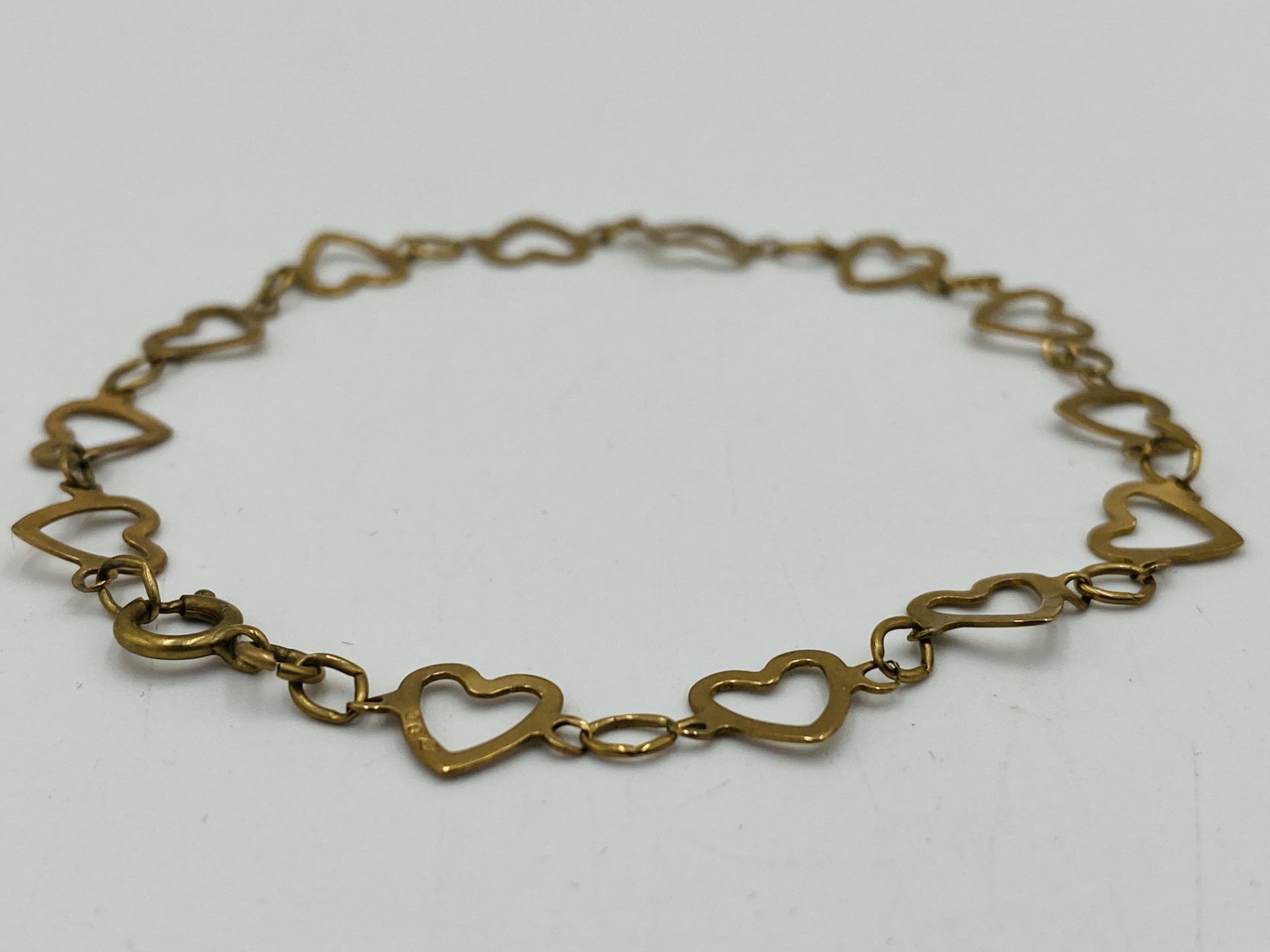 9ct gold bracelet - Image 3 of 4