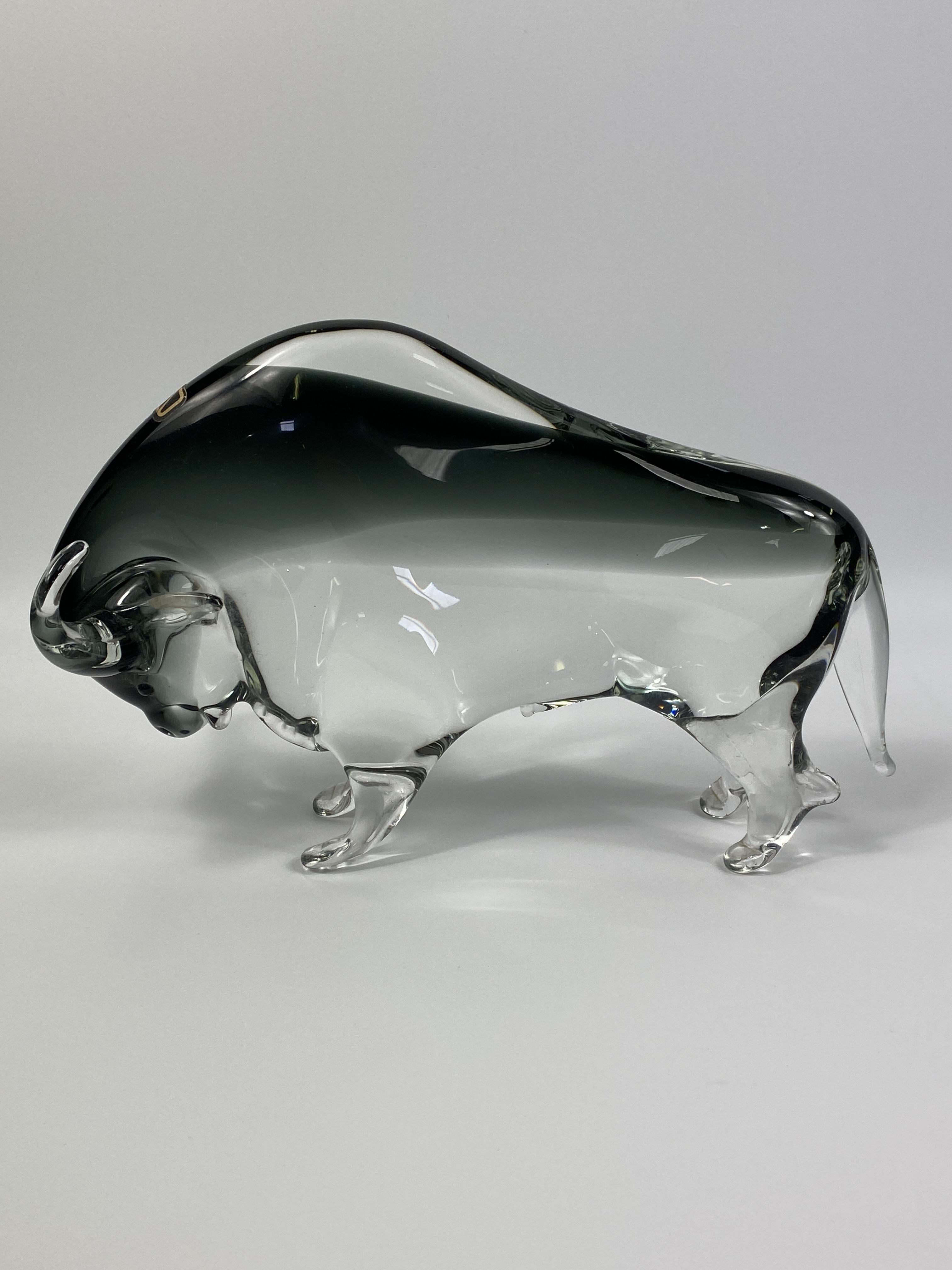 Murano glass bull - Image 3 of 6
