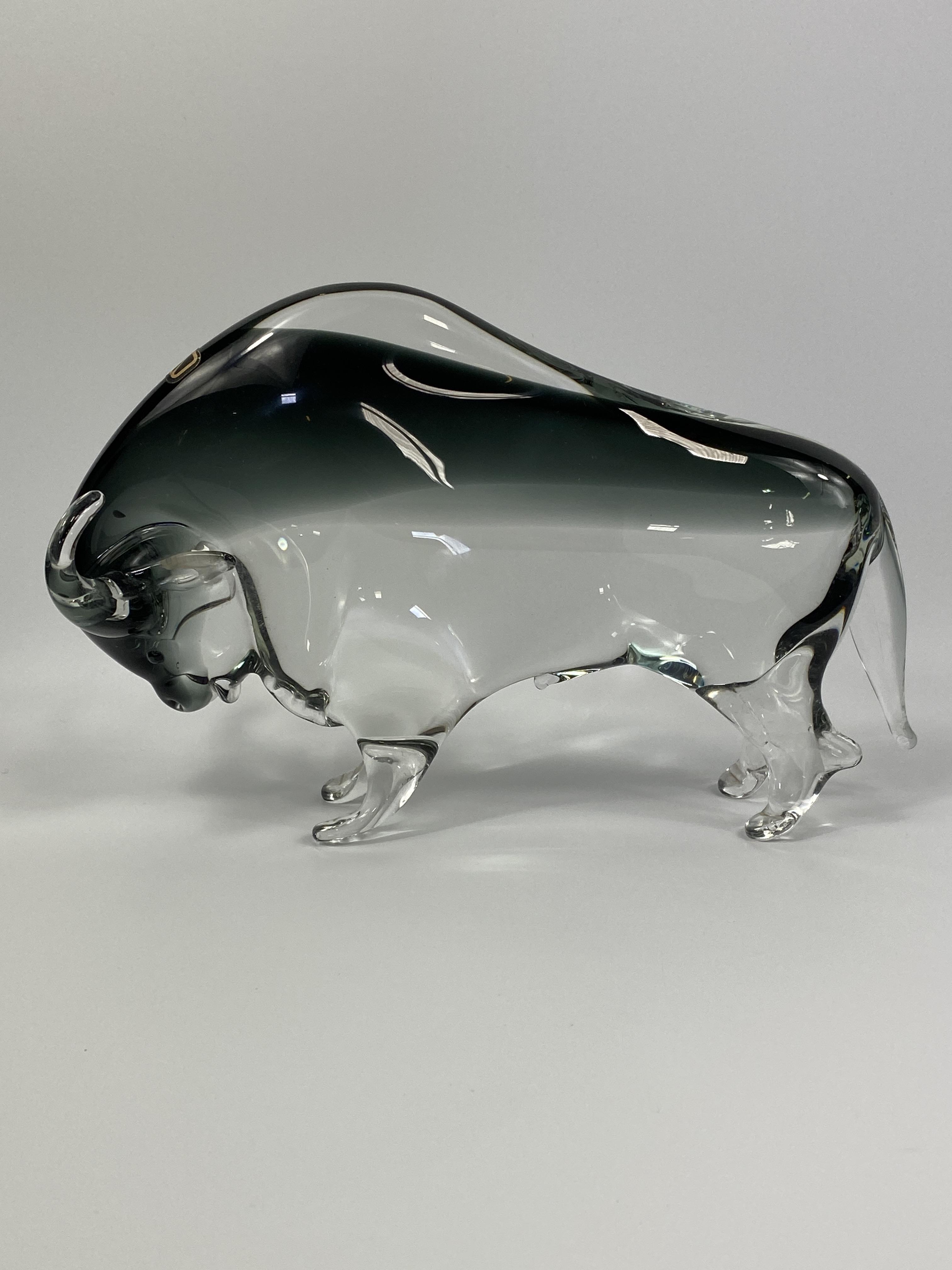 Murano glass bull - Image 6 of 6