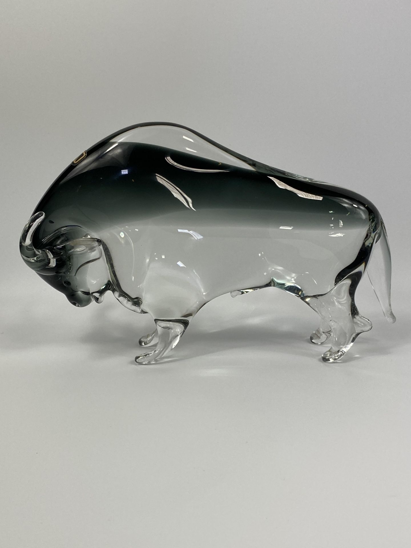 Murano glass bull - Image 6 of 6