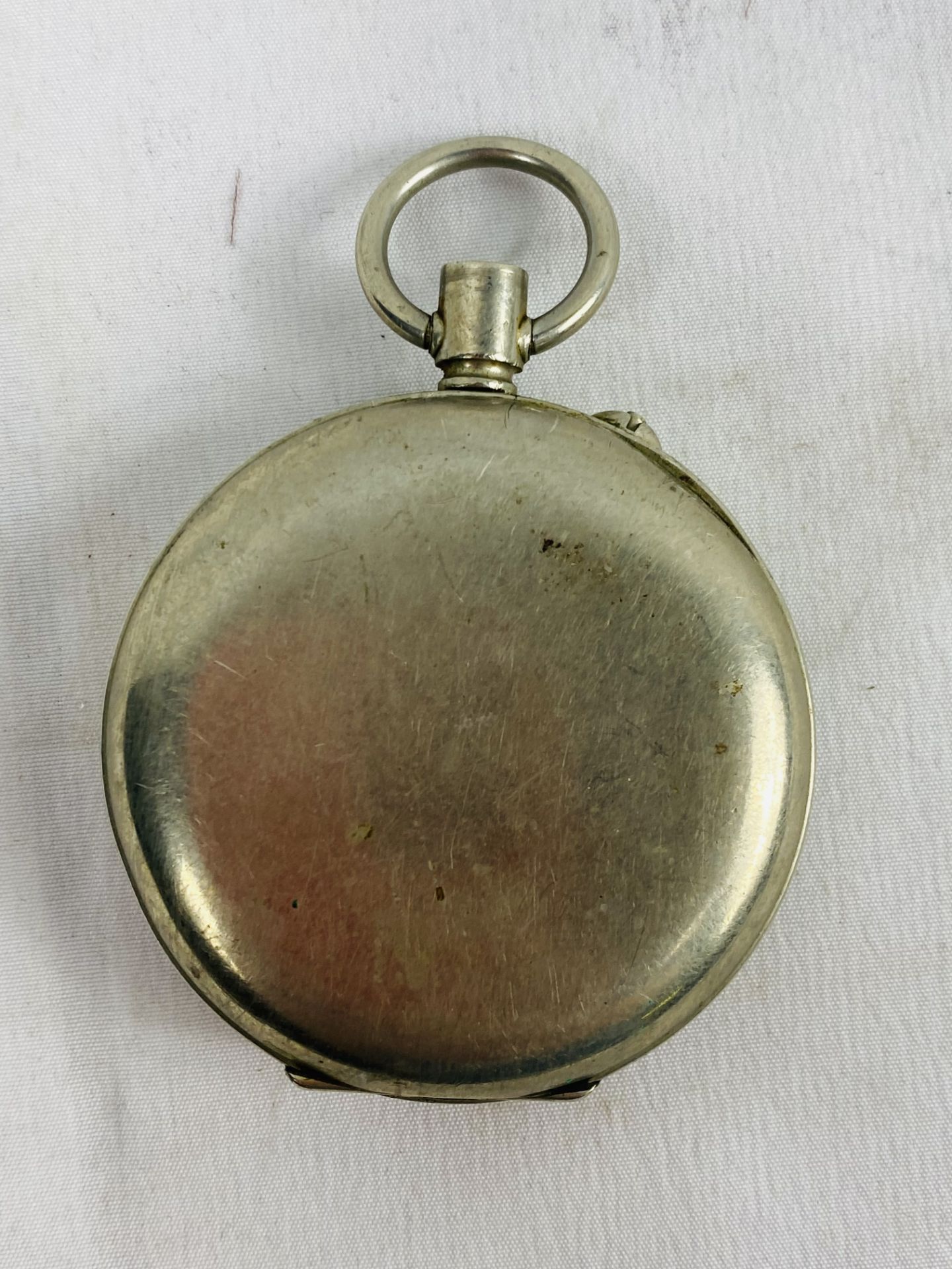 Three silver cased pocket watches, together with another - Image 7 of 9