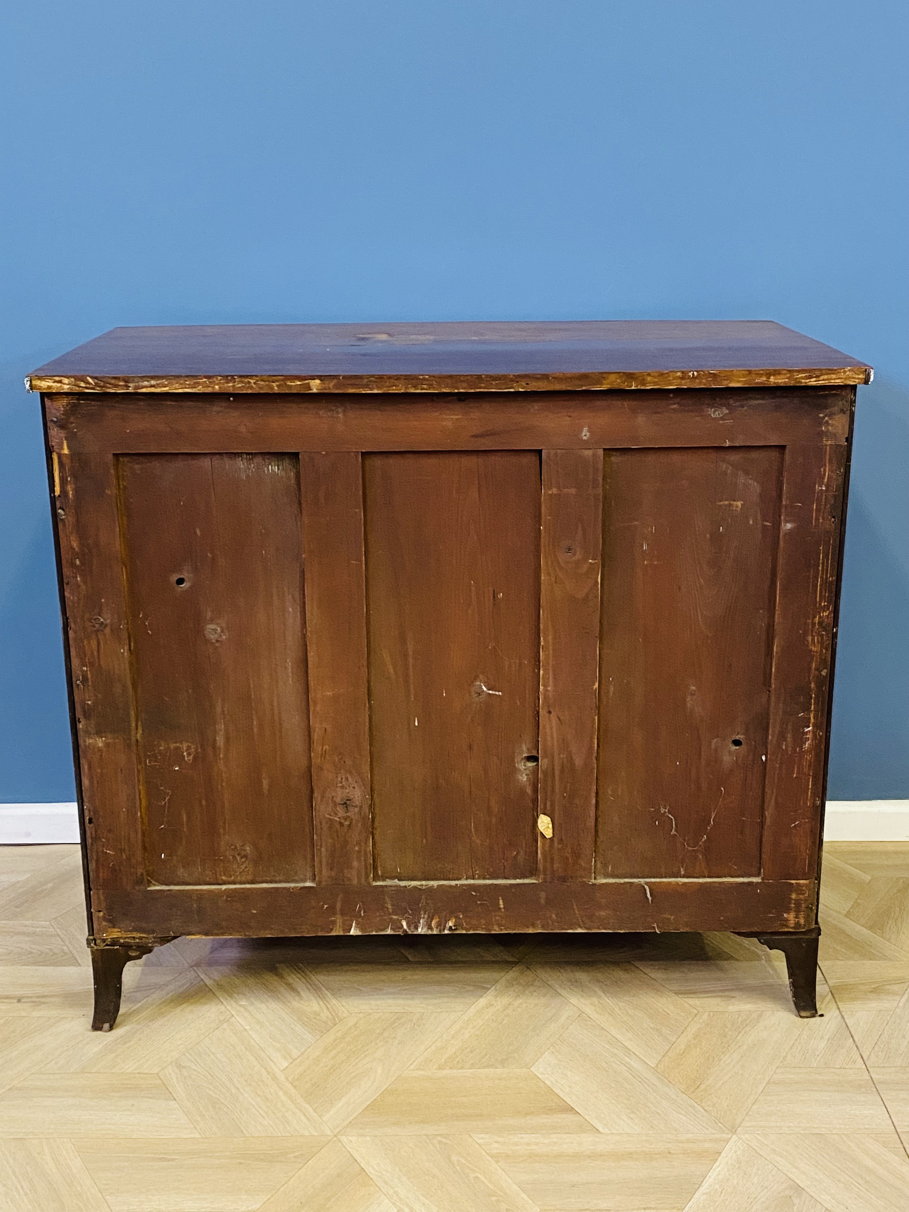 Regency mahogany chest of four drawers - Image 4 of 9