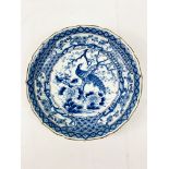 20th century Chinese blue and white dish