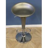 Contemporary reolving bar stool