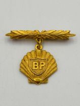9ct gold BP brooch