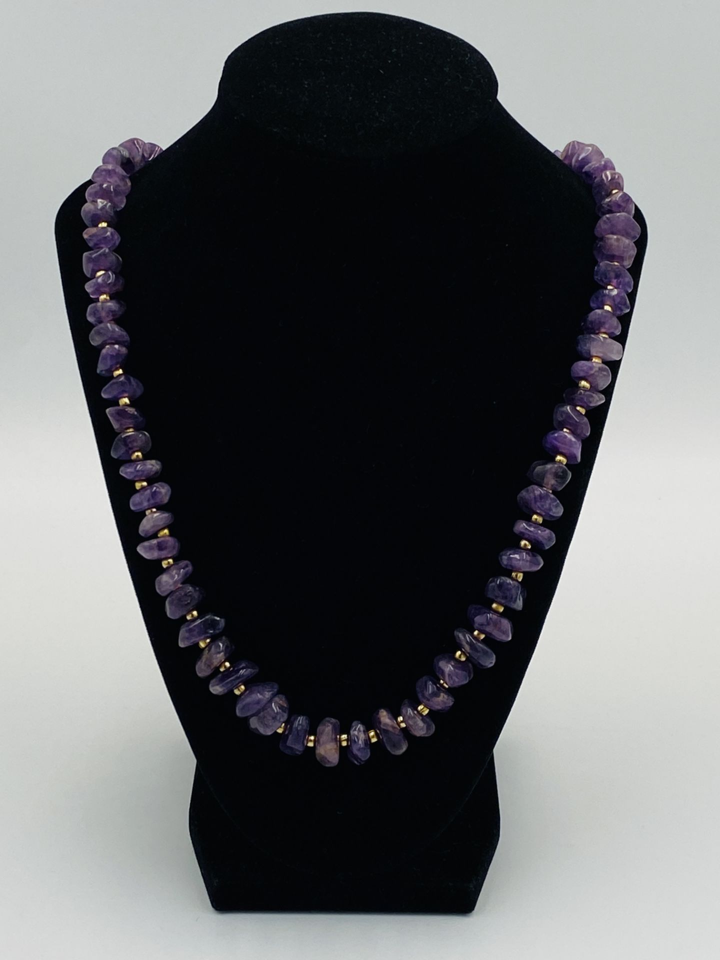 Four agate bead necklaces - Image 6 of 6