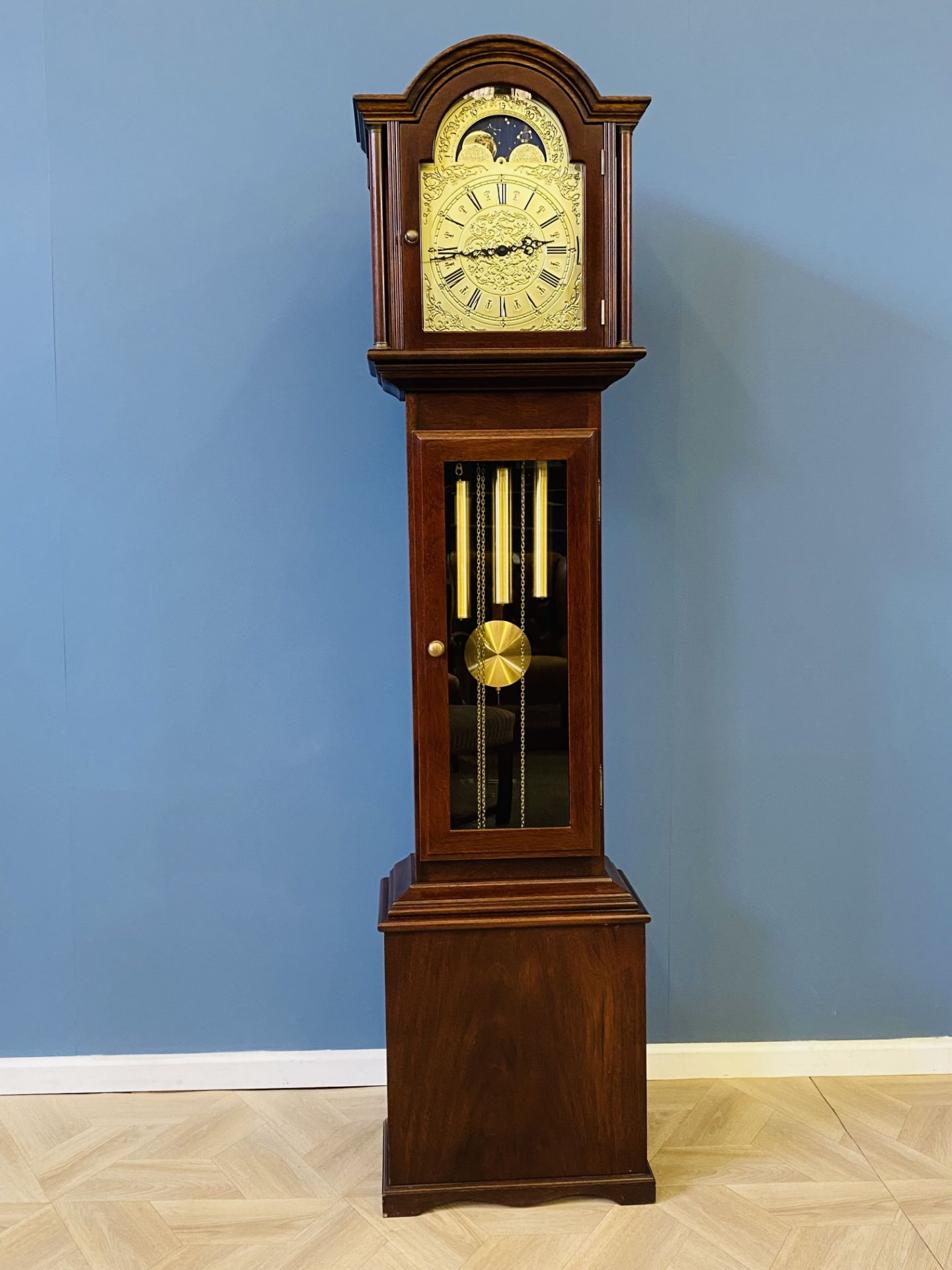 Mahogany longcase clock