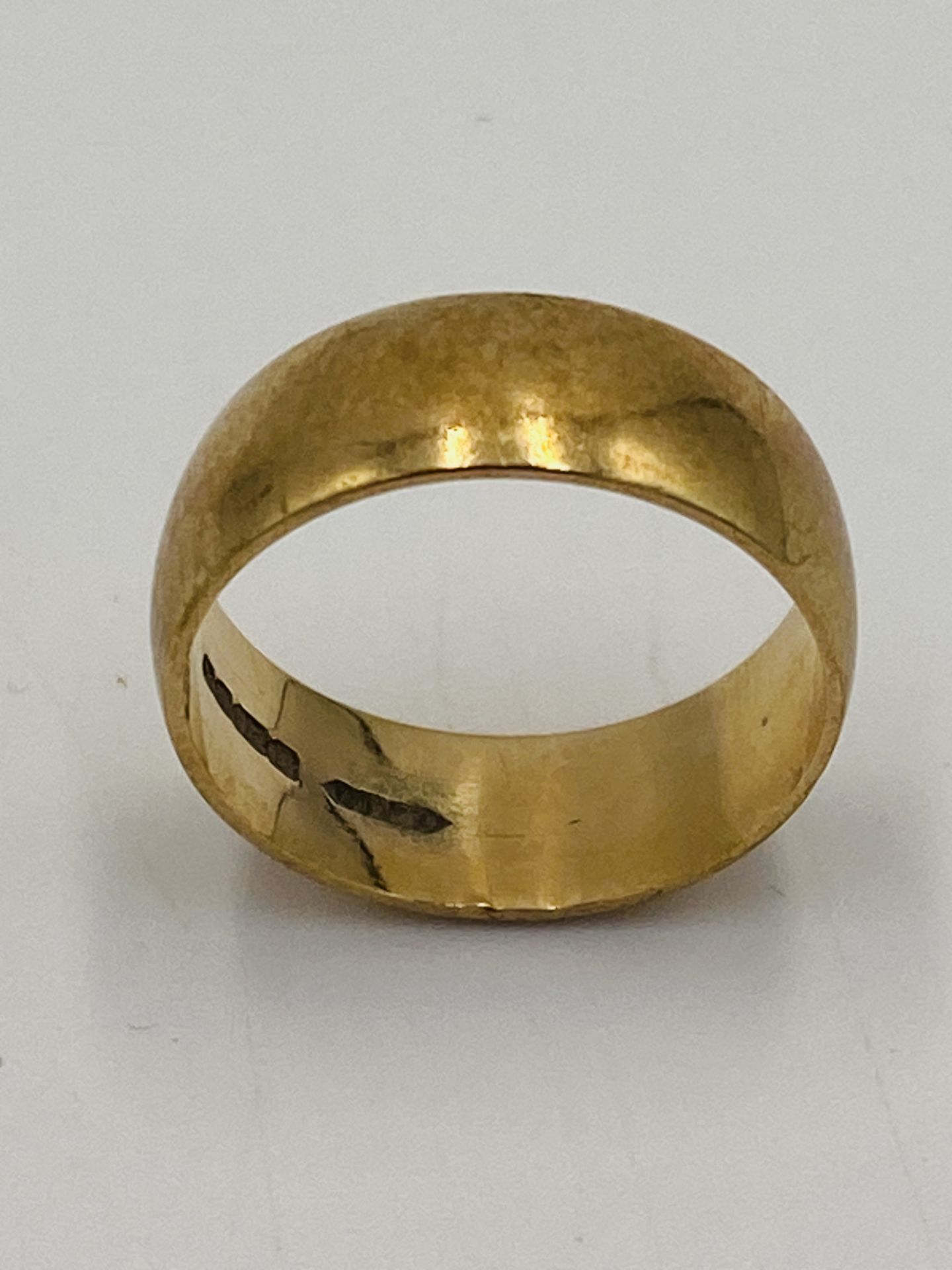 9ct gold band - Image 5 of 5