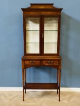 Mahogany display cabinet