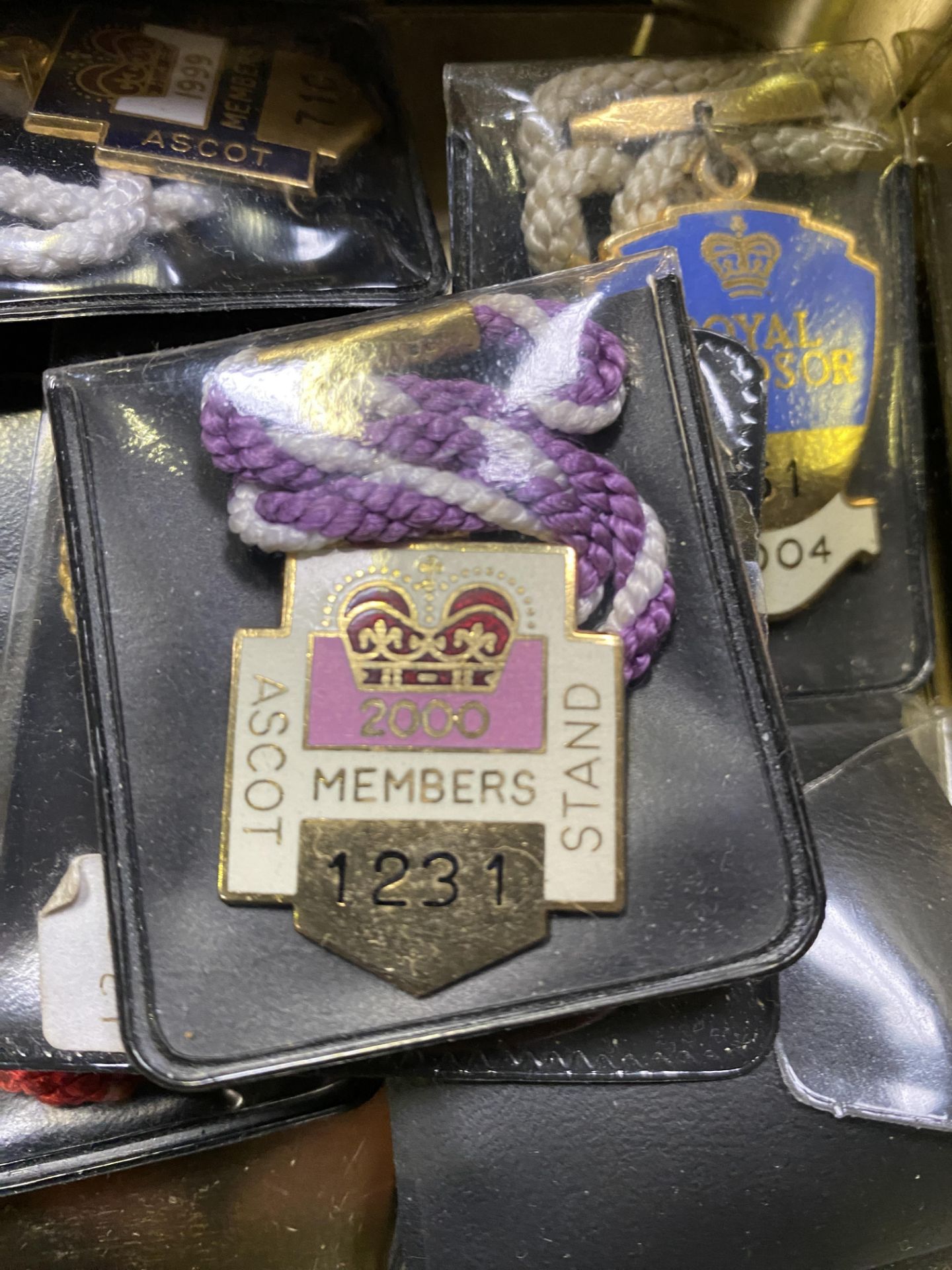 Quantity of eleven race course enamelled member badges. - Image 2 of 4