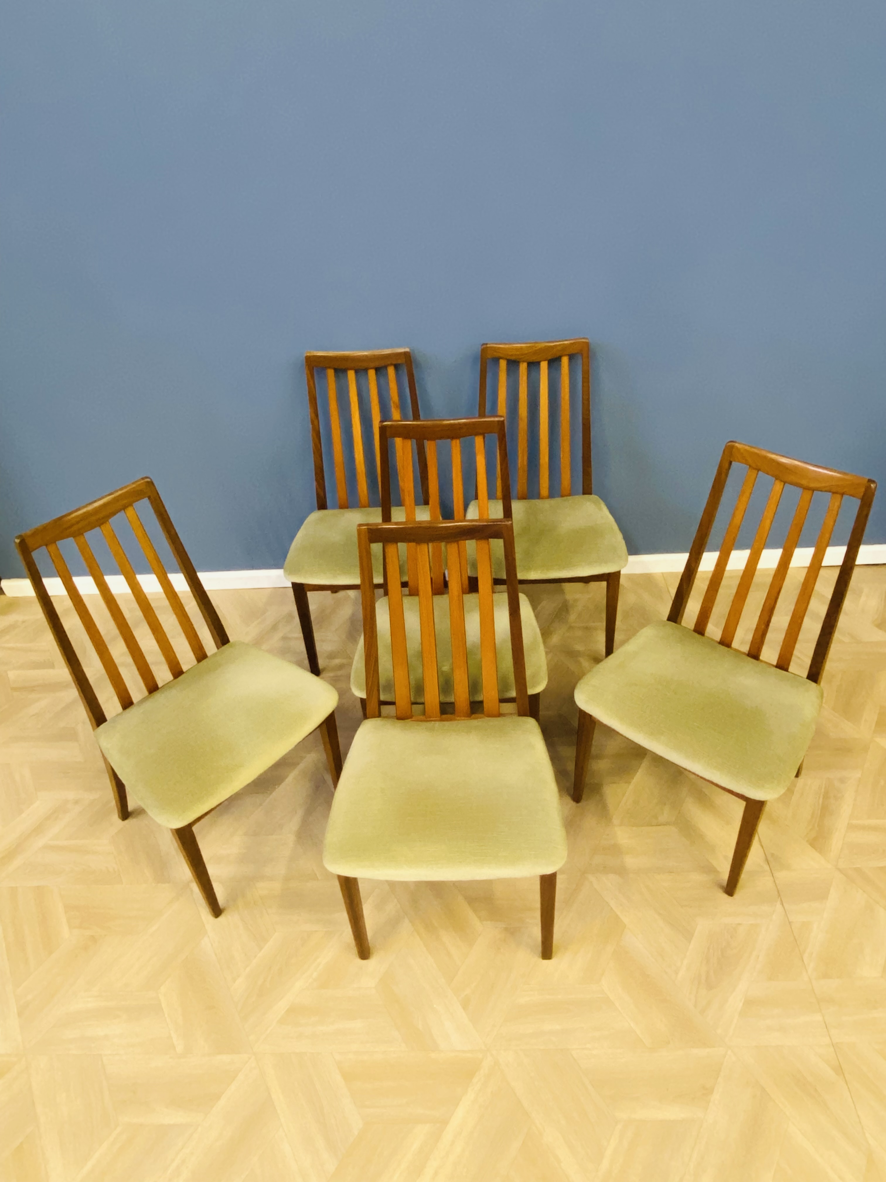 Set of six G-plan dining chairs - Image 3 of 8