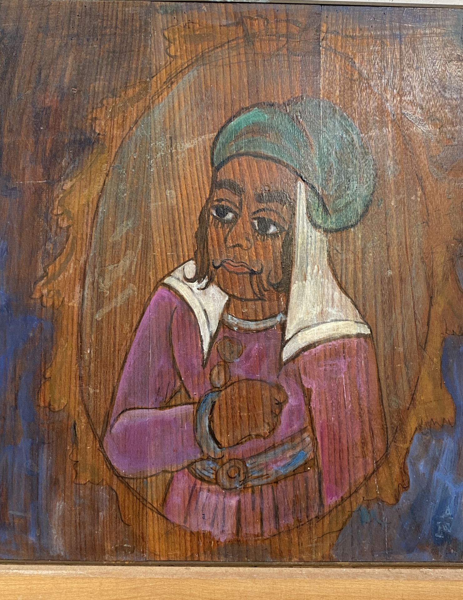 Painting on wood "Persian Prince", by Alex Porter - Image 4 of 4