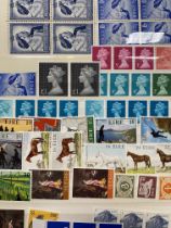 Collection of stamps to include a GB unmarked corner block