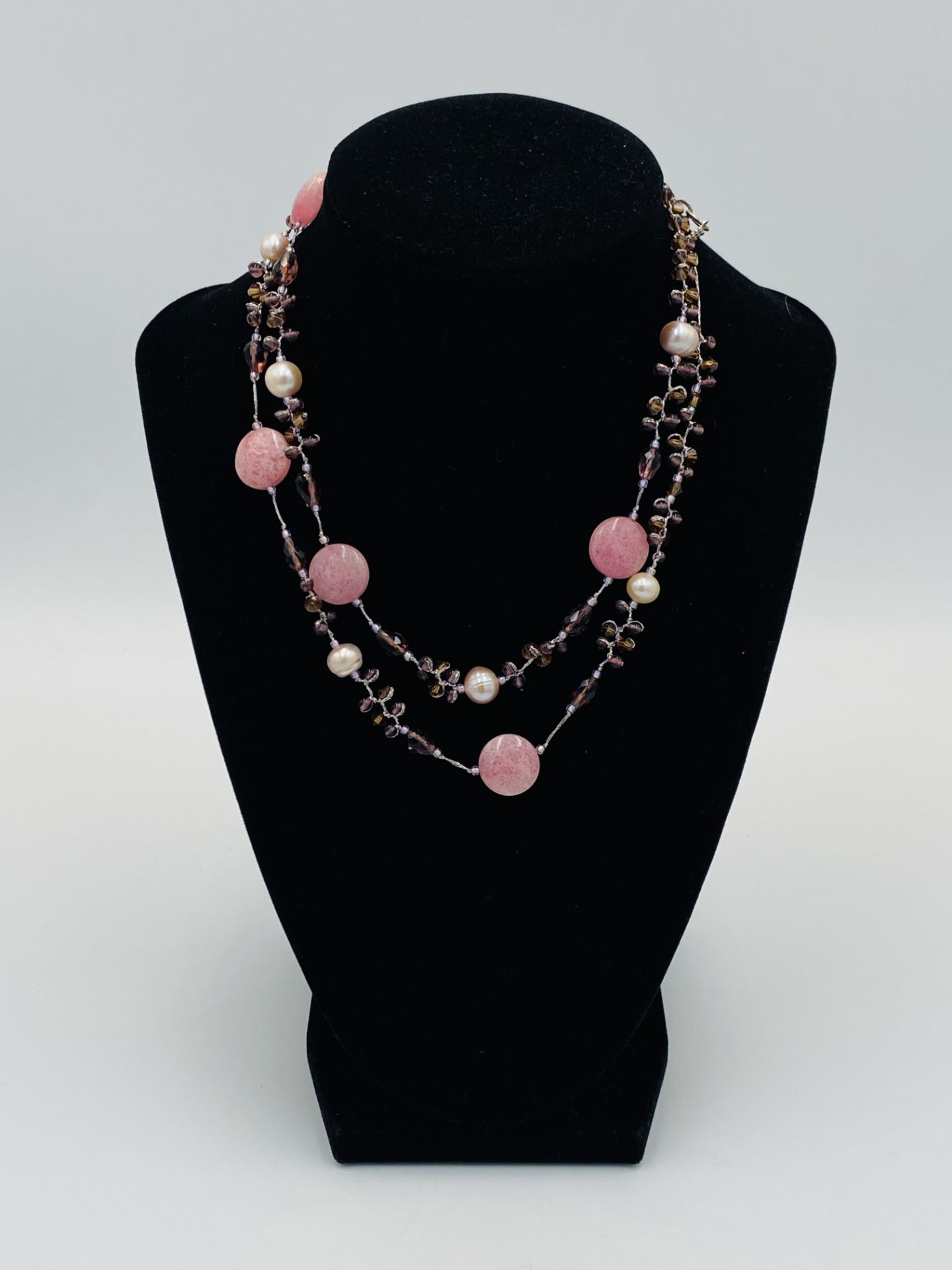 Ten semi precious stone necklaces - Image 6 of 11
