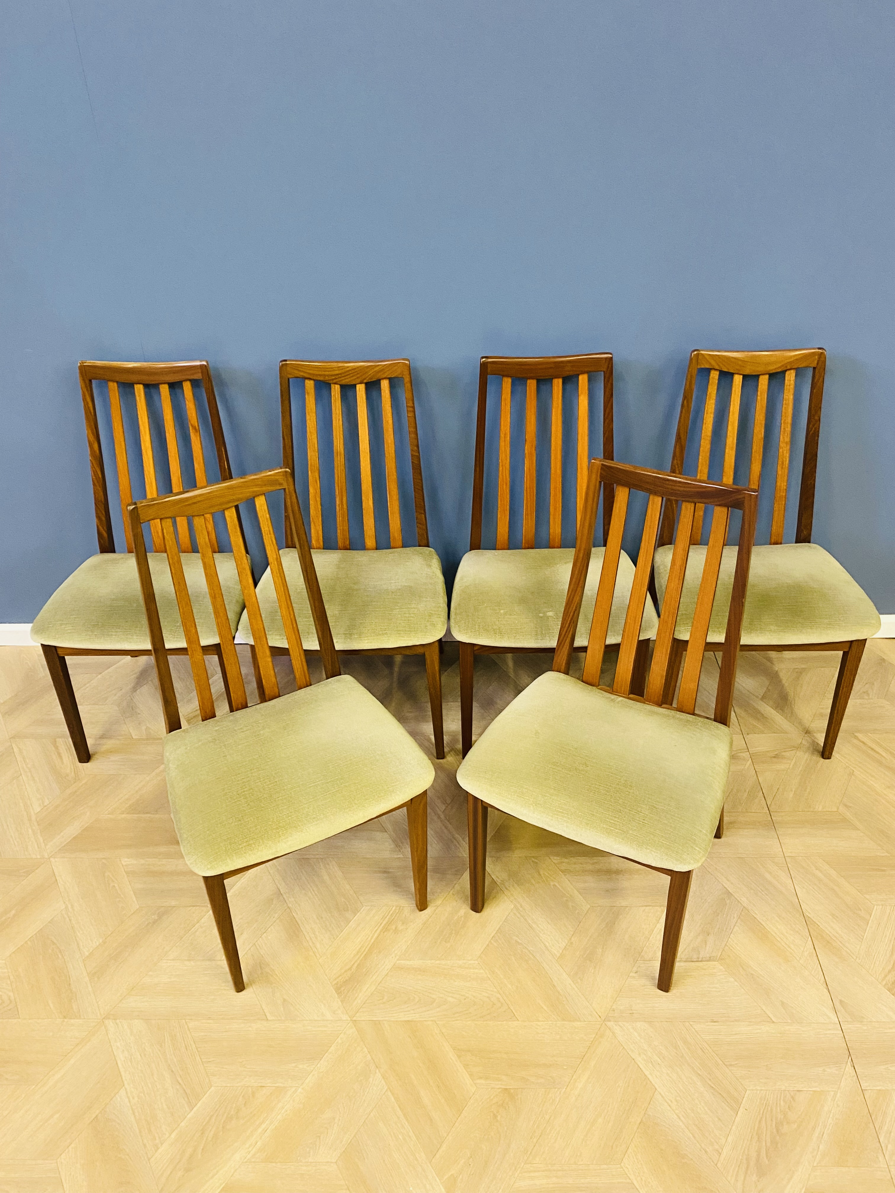 Set of six G-plan dining chairs