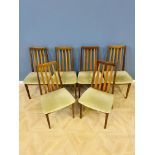 Set of six G-plan dining chairs