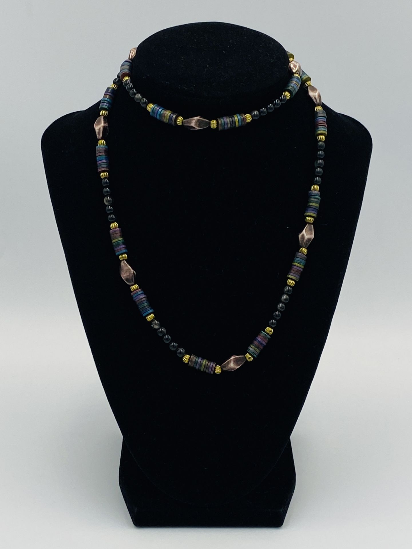 Four agate bead necklaces - Image 5 of 6