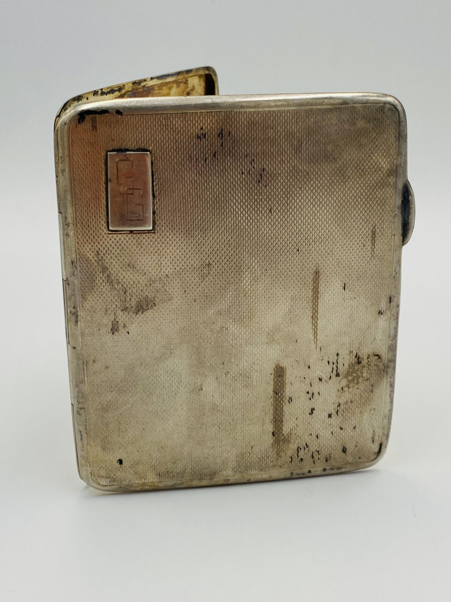 Silver cigarette case