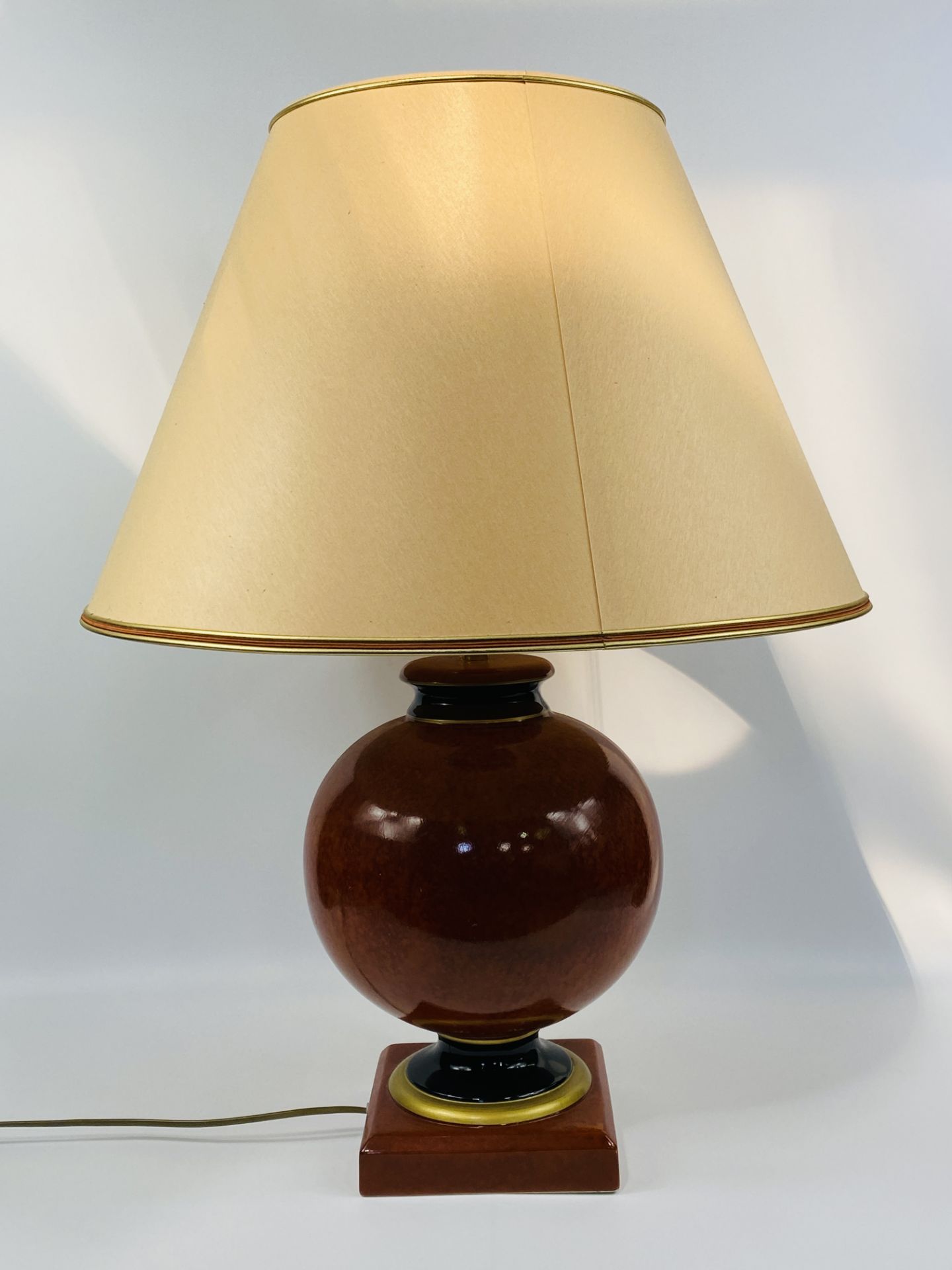 Pair of ceramic table lamps - Image 2 of 5