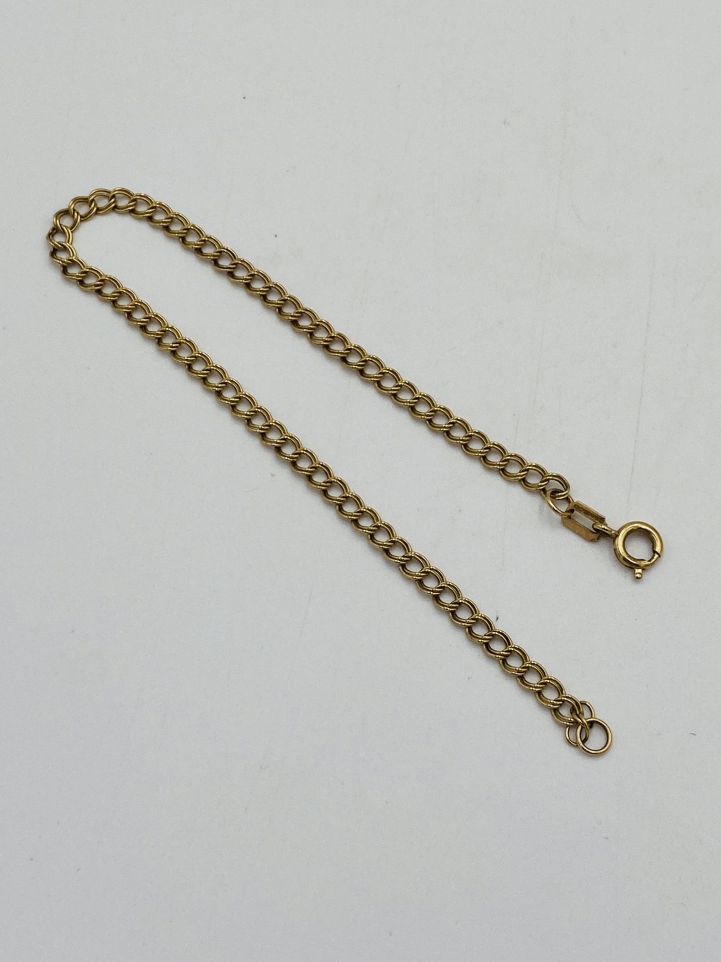 9ct gold bracelet - Image 2 of 2