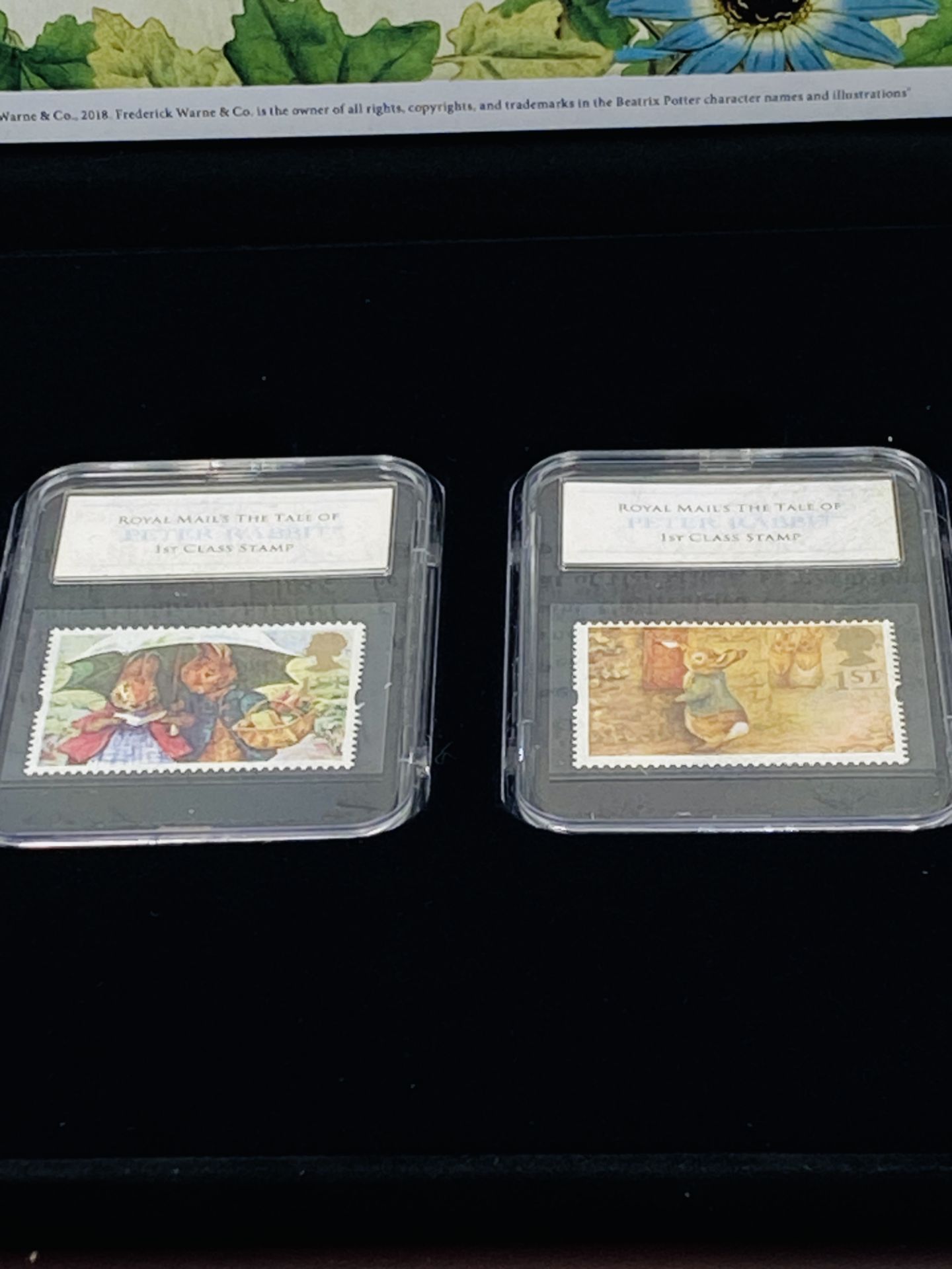 Two limited edition Beatrix Potter three stamp sets, in presentation boxes - Bild 4 aus 7