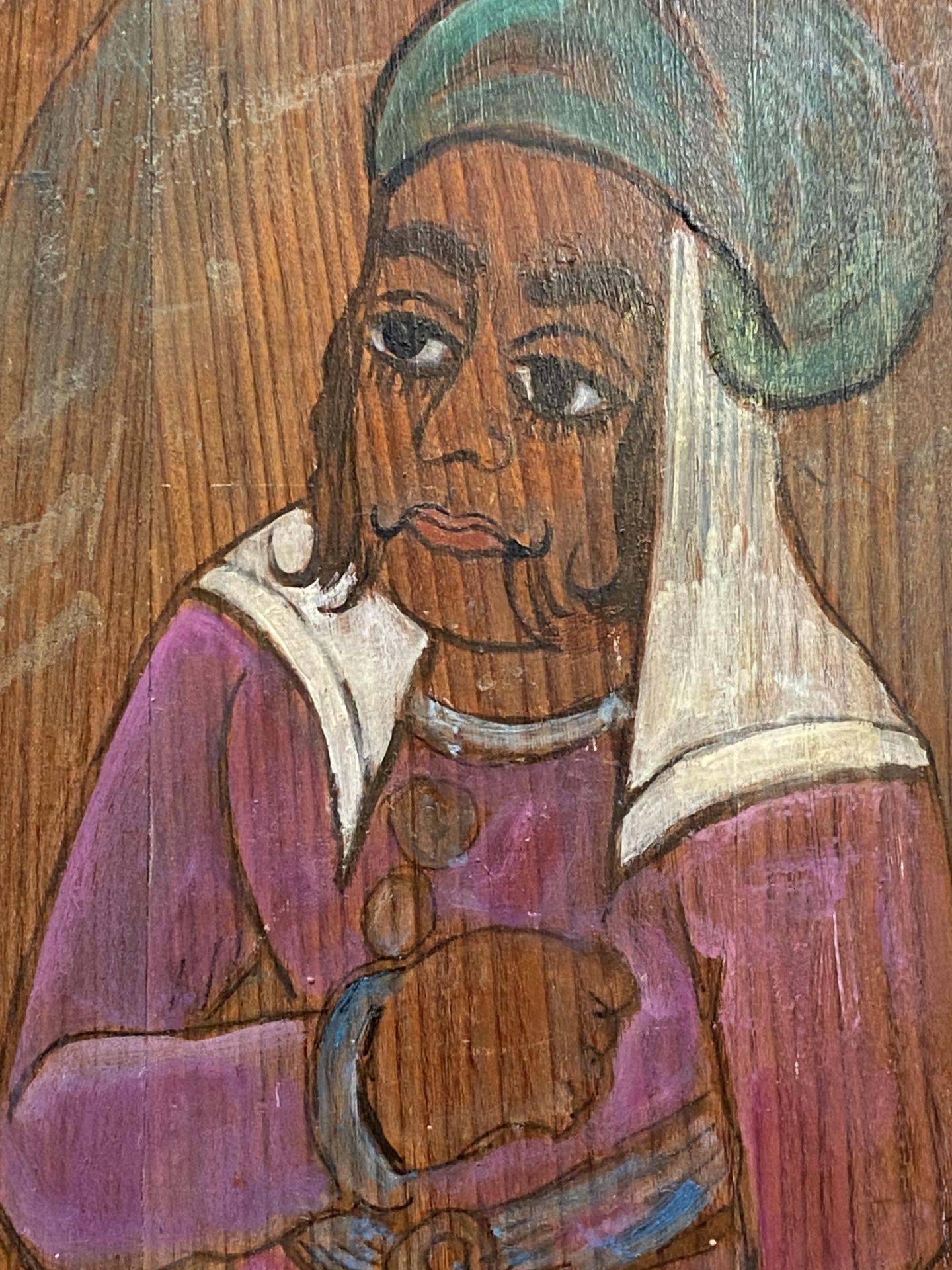 Painting on wood "Persian Prince", by Alex Porter - Image 2 of 4