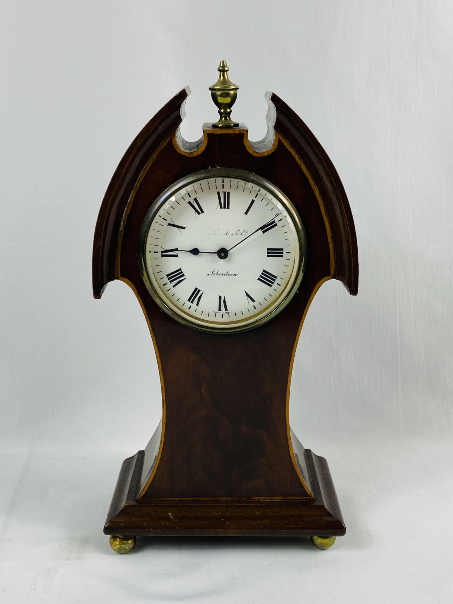 Three mahogany mantel clocks - Image 5 of 8