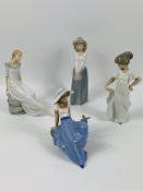 Four Nao figurines