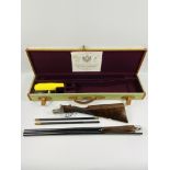 Holland & Holland 12 bore boxlock ejector shotgun in Holland & Holland case.