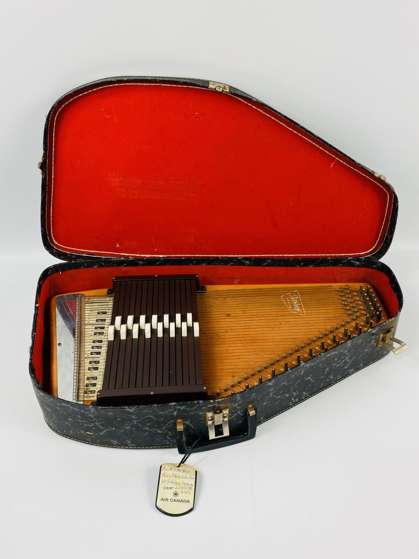 Autoharp in carry case - Image 6 of 7
