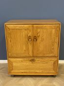 Ercol style television cabinet