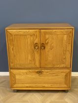 Ercol style television cabinet