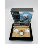 Royal Dutch Mint three coin set in presentation box
