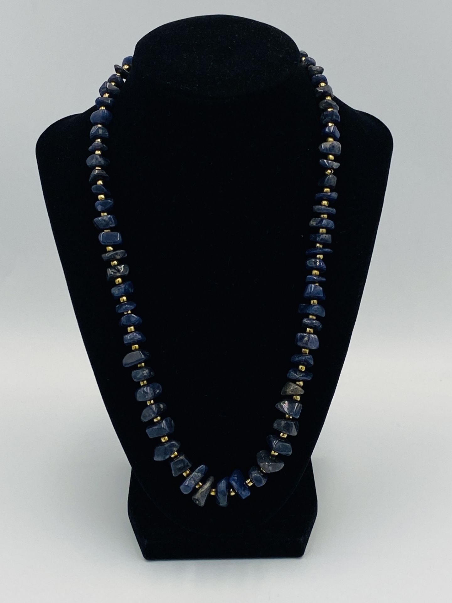 Four agate bead necklaces - Image 4 of 6