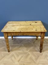 Victorian pine scullery table