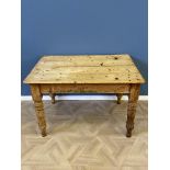 Victorian pine scullery table