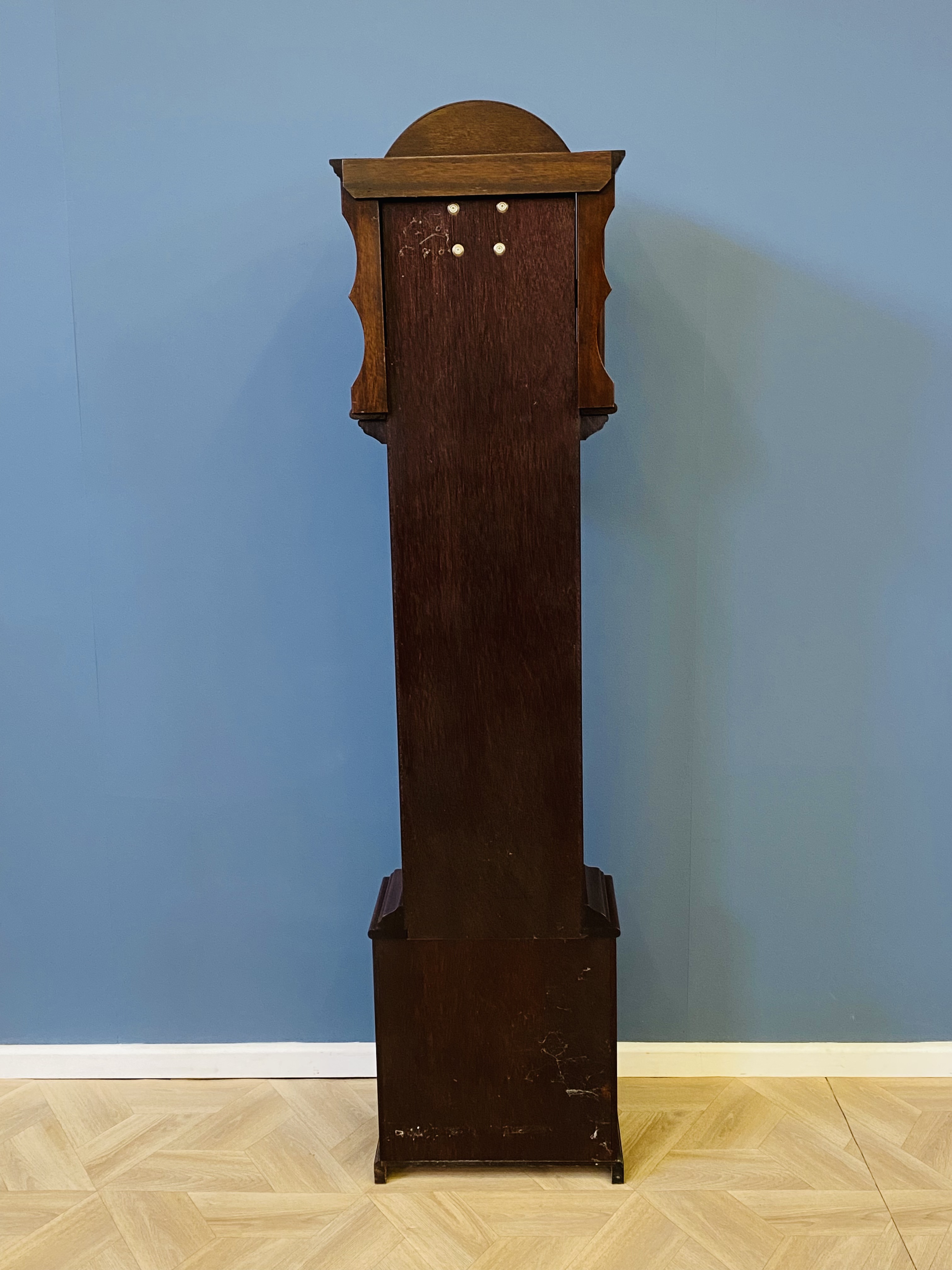 Mahogany longcase clock - Image 5 of 6