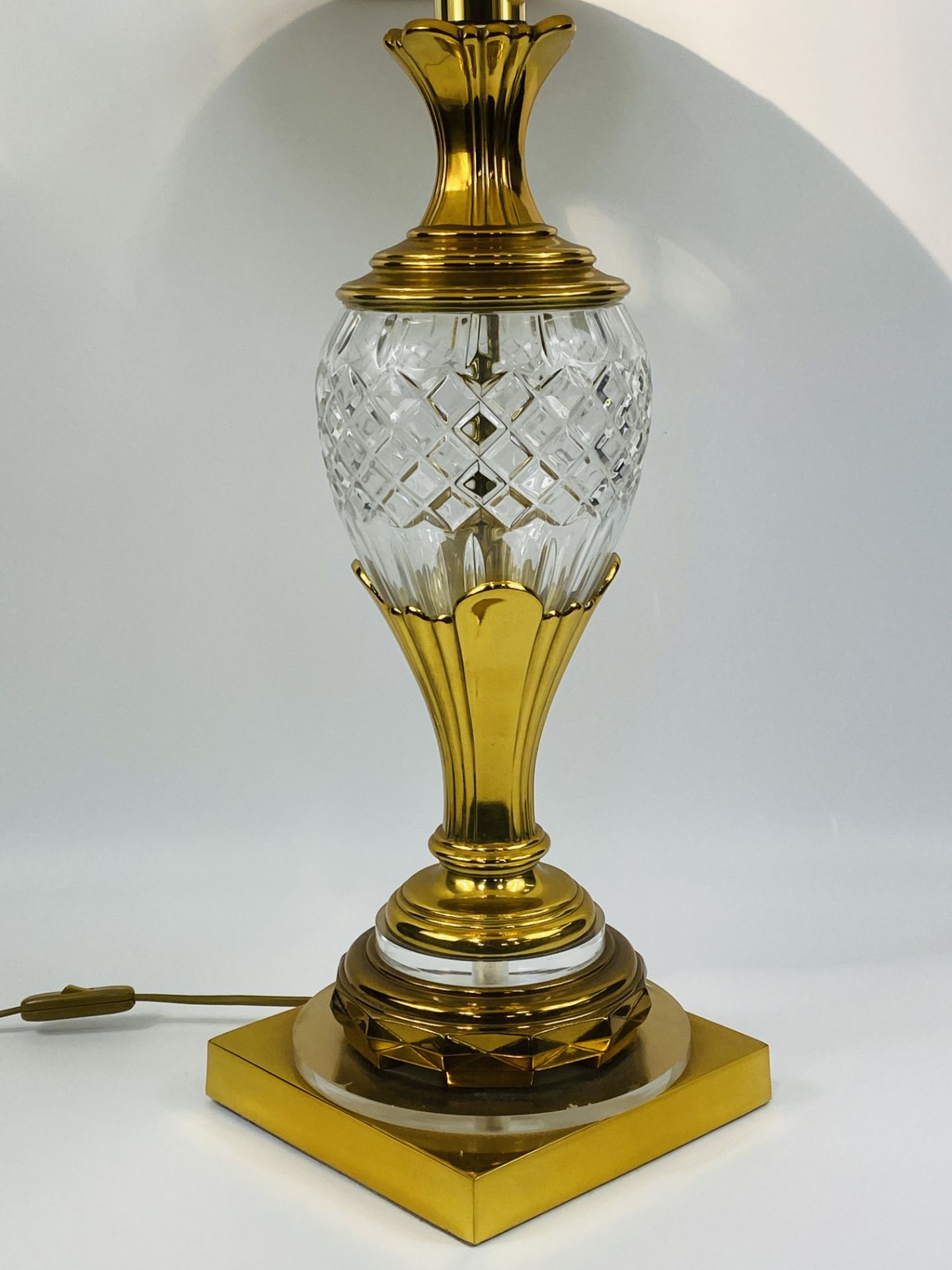 Pair of glass table lamps - Image 3 of 5