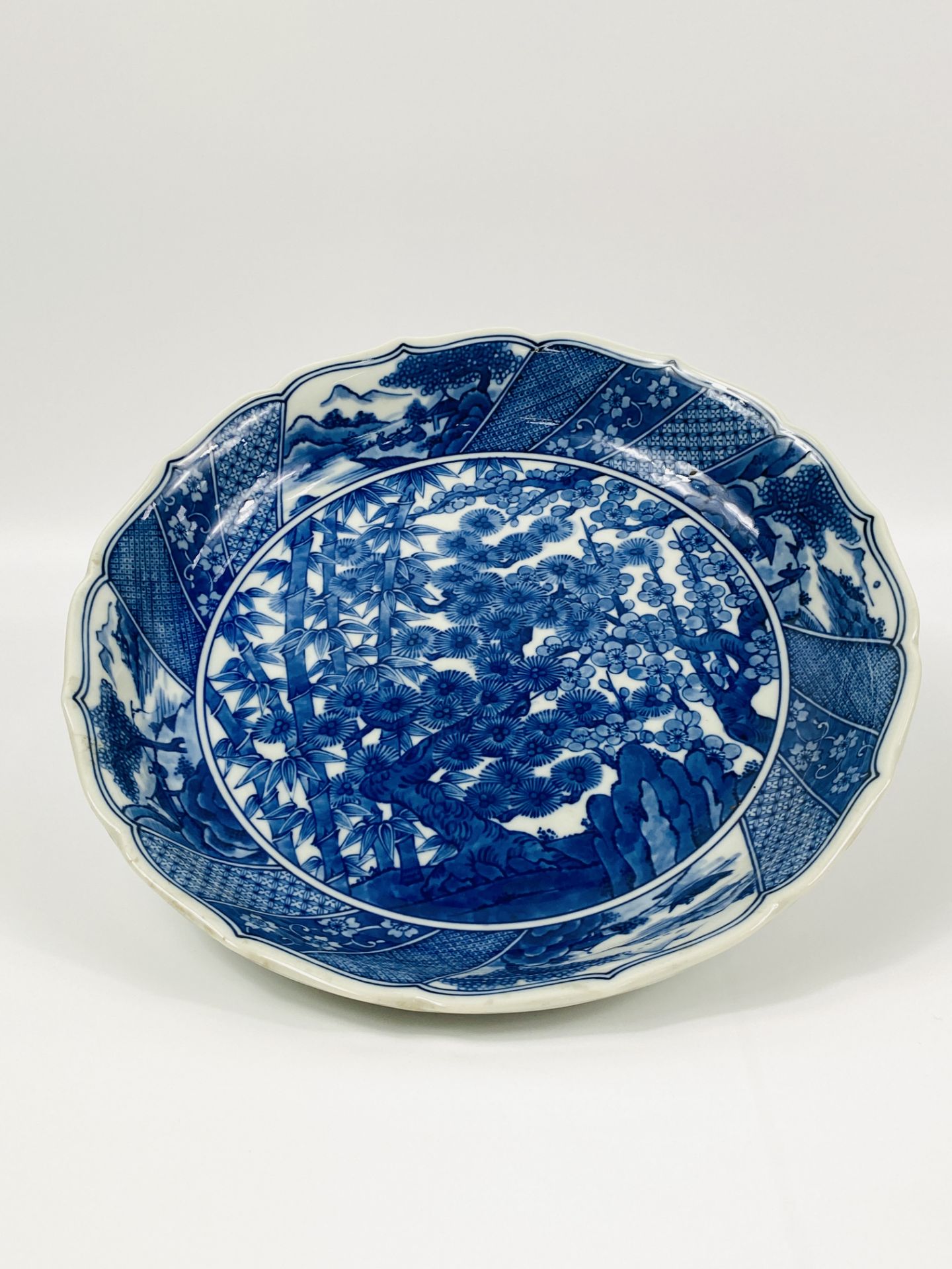 Oriental blue and white bowl - Image 2 of 5
