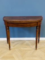 19th century mahogany tea table