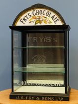 Fry's chocolate display case